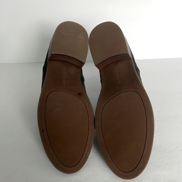 LUCKY BRAND $139 Pogan Chelsea Bootie Black Leather Suede Shoes Size 7.5 New - Picture 11 of 11